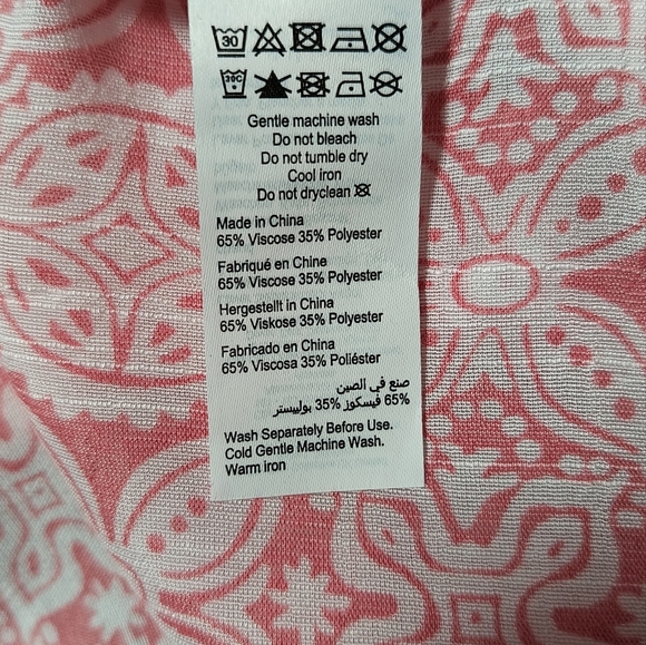 New Pink Tunic with Tassels  / Size 2X - Picture 6 of 9